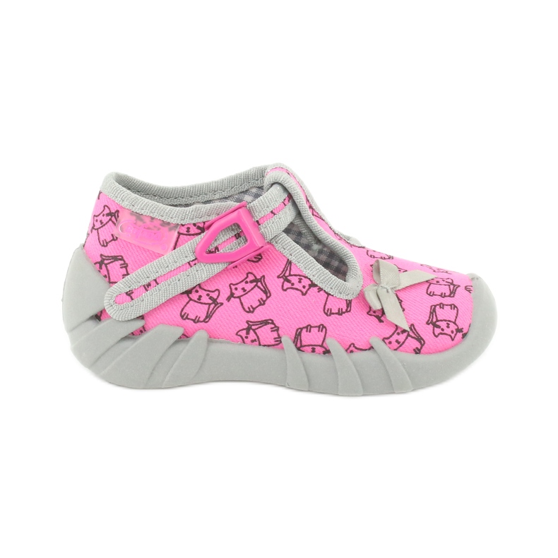 Calzado infantil befado 110P376 rosado gris