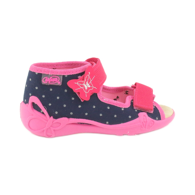 Calzado infantil befado amarillo 342P015 azul marino rosado multicolor