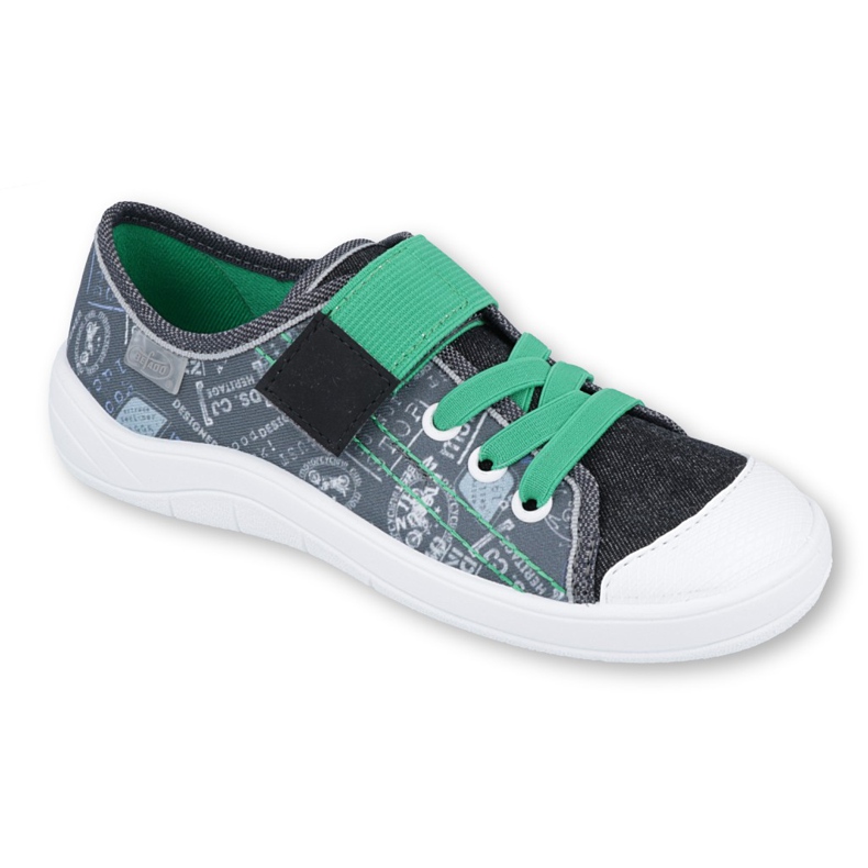 Calzado infantil befado 251Y133 gris multicolor verde