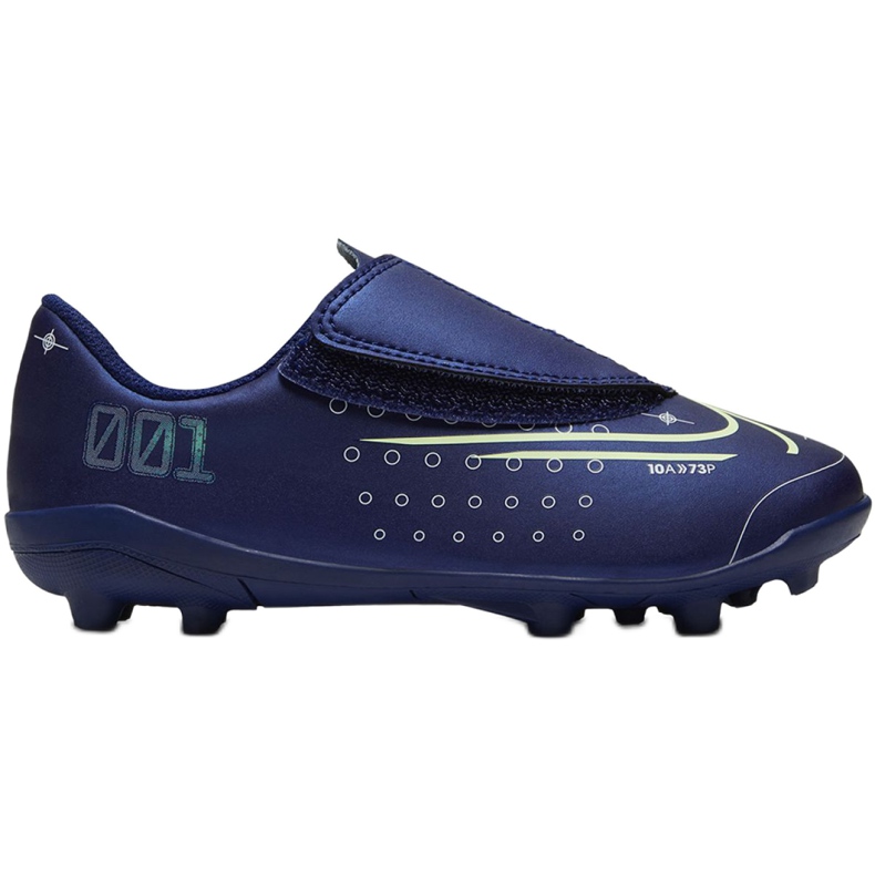 Zapatos de fútbol Nike Mercurial Vapor 13 Club Mds Mg PS (V) Jr CJ1149 401 azul marino