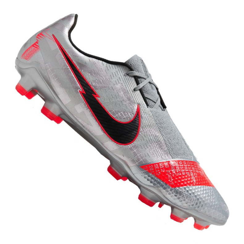 Zapatos de fútbol Nike Phantom Vnm Elite Fg M AO7540-906 gris plata