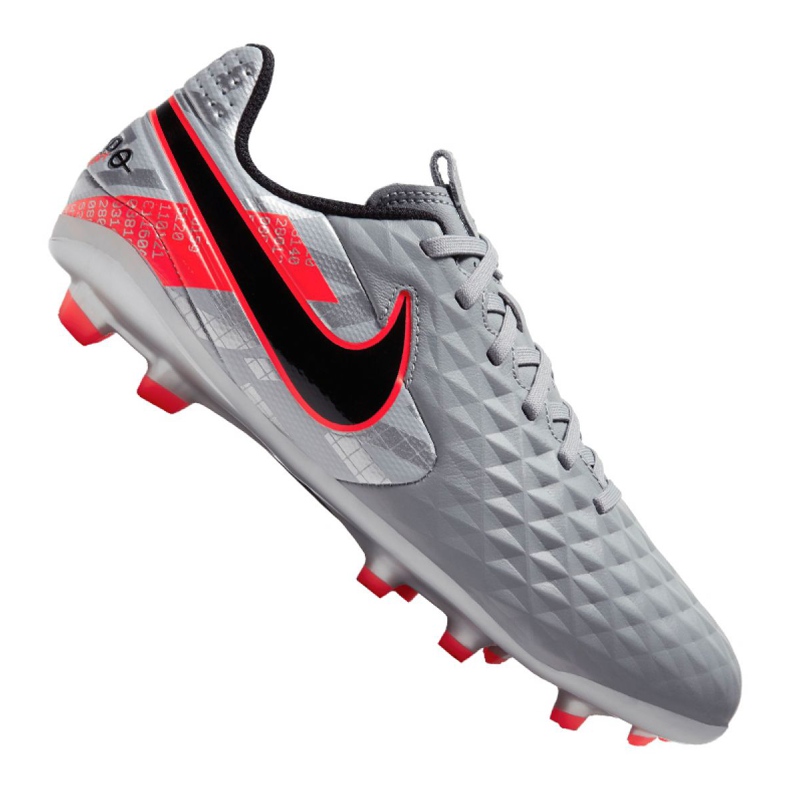 Zapatos de fútbol Nike Legend 8 Academy Mg Jr AT5732-906 multicolor plata Zapatos de fútbol Nike Legend 8 Academy Mg Jr AT5732-906 multicolor plata