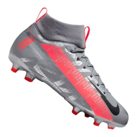 Zapatillas de fútbol Nike Superfly 7 Academy Mg Jr AT8120-906 multicolor plata
