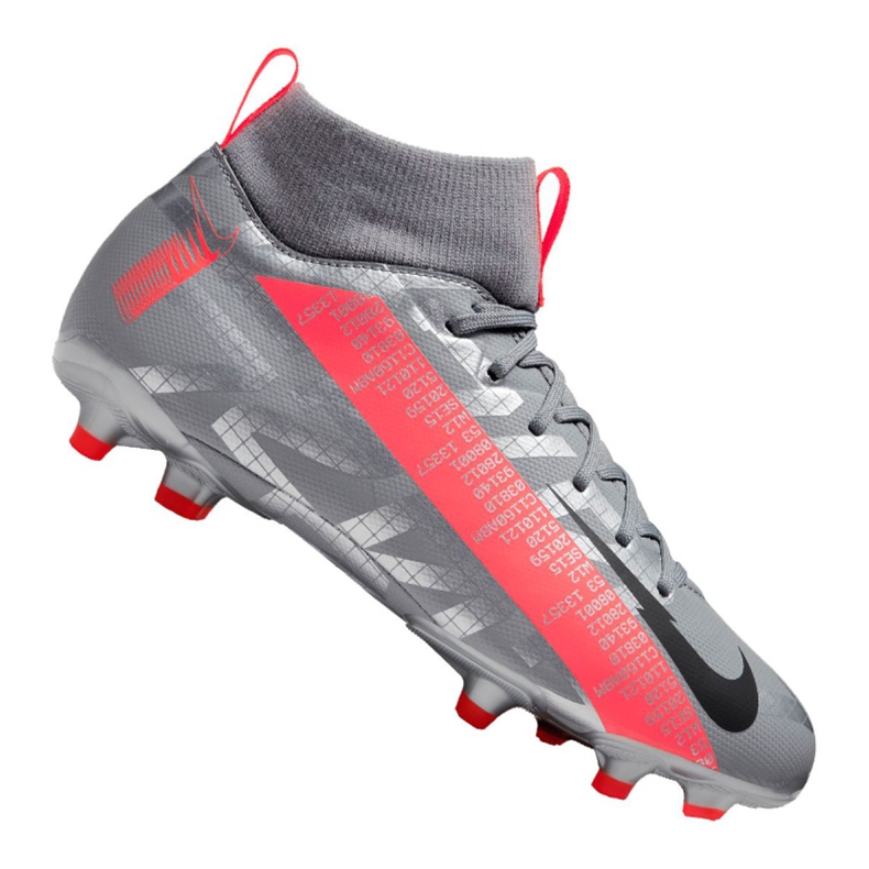 Zapatillas de fútbol Nike Superfly 7 Academy Mg Jr AT8120-906 multicolor plata Zapatillas de fútbol Nike Superfly 7 Academy Mg Jr AT8120-906 multicolor plata