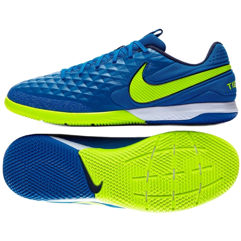 Zapatos de interior Nike Tiempo Legend 8 Pro Ic M AT6134-474 multicolor azul