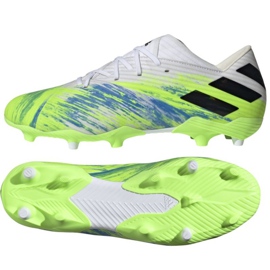 Botas de fútbol adidas Nemeziz 19.2 Fg M EG7220 multicolor verde