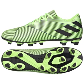 Botas de fútbol adidas Nemziz 19.4 FxG M FV3996 multicolor verde