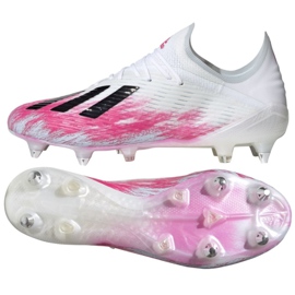 Botas de fútbol adidas X 19.1 Sg M EG7143 multicolor blanco
