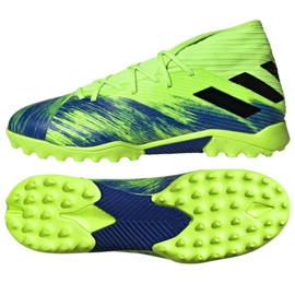 Botas de fútbol adidas Nemeziz 19.3 Tf M FV3994 multicolor verde