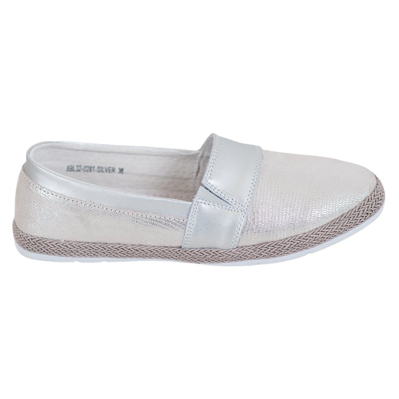 Evento Slipons plateados cómodos gris Evento Slipons plateados cómodos gris