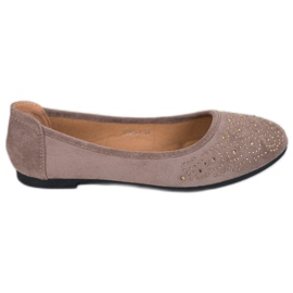 Diamantique Bailarina clásica con cristales beige