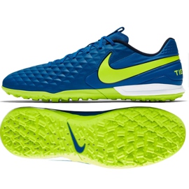 Calzado de fútbol Nike Tiempo Legend 8 Academy Tf M AT6100-474 azul azul Calzado de fútbol Nike Tiempo Legend 8 Academy Tf M AT6100-474 azul azul