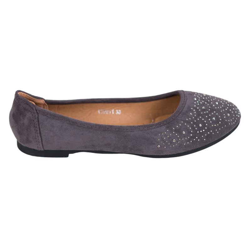 Diamantique Bailarina clásica con cristales gris