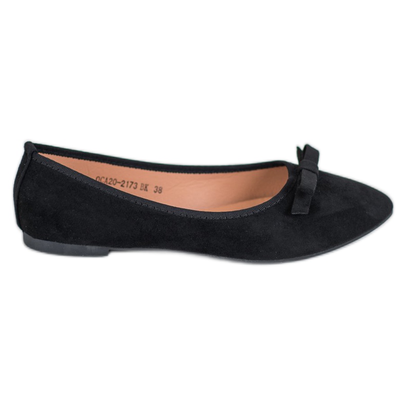 Bailarinas VINCEZA de ante negro