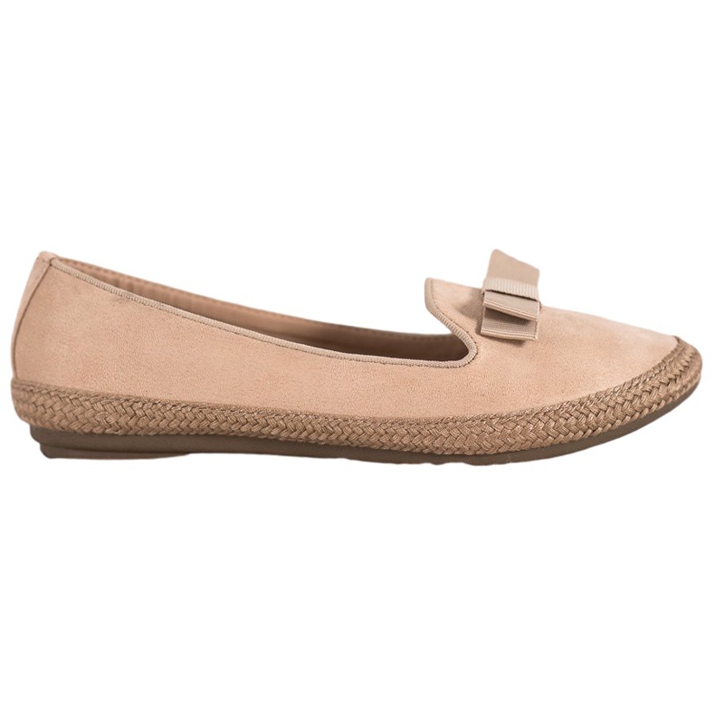 Señores clásicos con lazo VINCEZA beige Señores clásicos con lazo VINCEZA beige