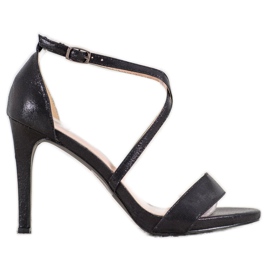 Vinceza Sexy tacones negros