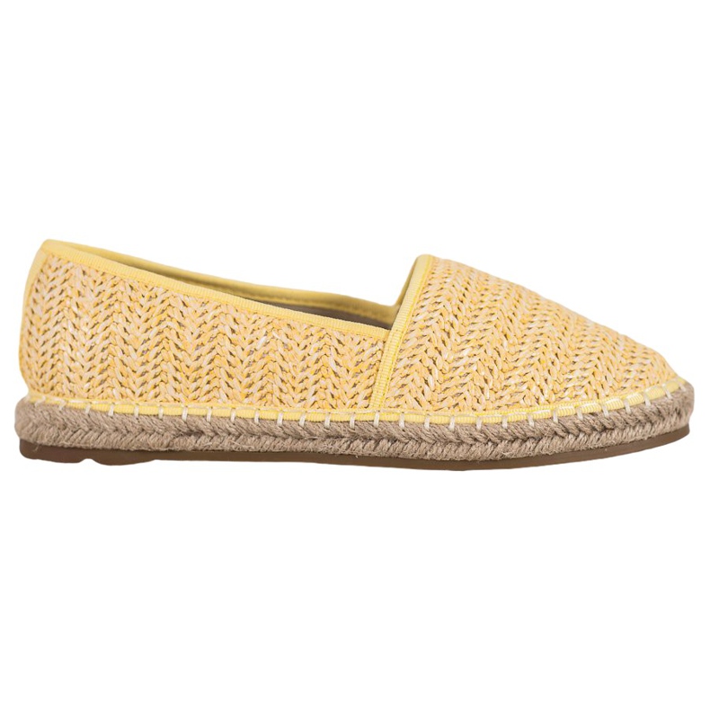 SHELOVET Alpargatas Amarillas Trenzadas amarillo