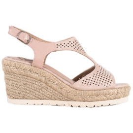 Aclys Alpargatas de ante en la cuña beige Aclys Alpargatas de ante en la cuña beige