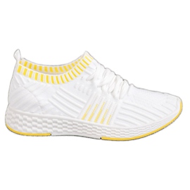SHELOVET Zapatos sin cordones textiles blanco