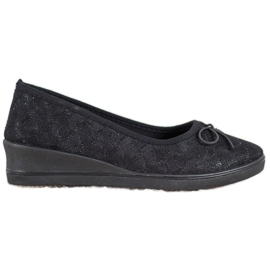 Evento Zapatos de tacón Vinceza con purpurina negro