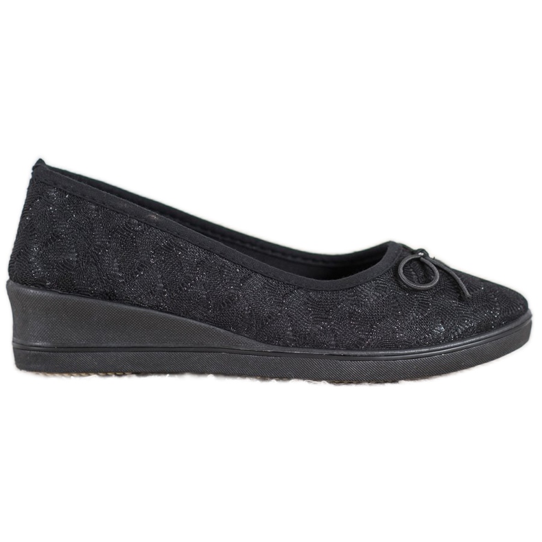 Evento Zapatos de tacón Vinceza con purpurina negro