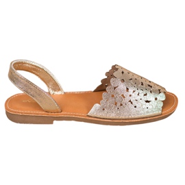 Evento Sandalias doradas sin cordones dorado