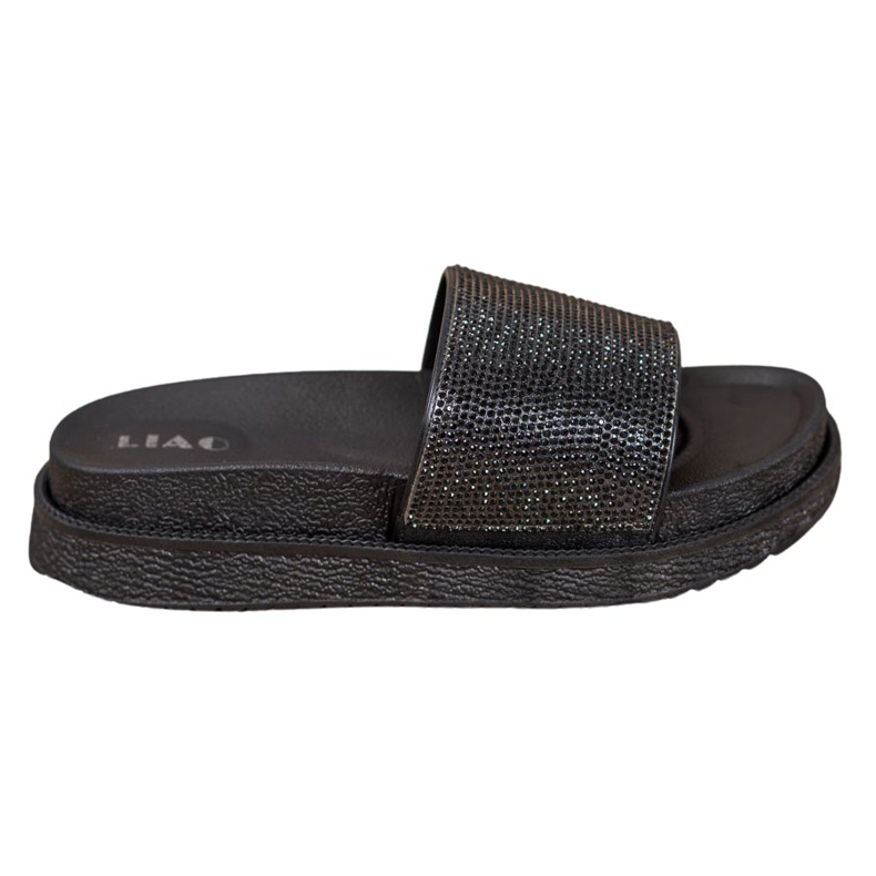 SHELOVET Zapatillas en una plataforma alta negro