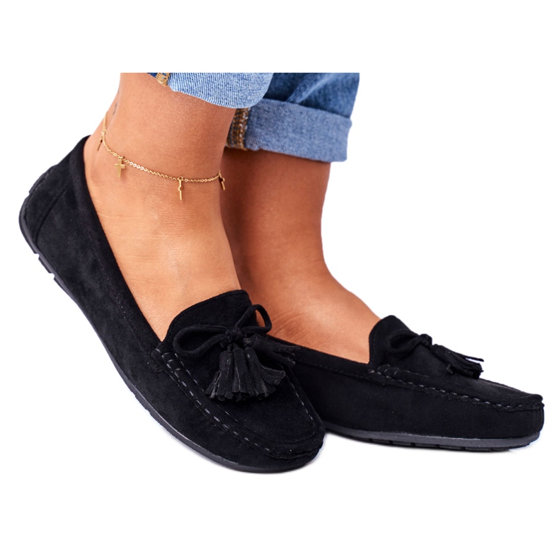 EVE Mocasines Mujer Ante 20PB35-2003 Negro Donna Mia