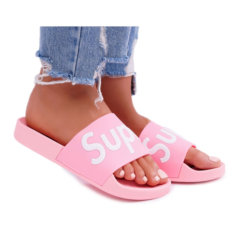 SEA Pantuflas rosas Super Losaria para mujer rosado