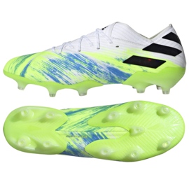 Botas de fútbol adidas Nemeziz 19.1 Fg M EG7325 multicolor verde