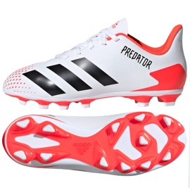 Botas de fútbol adidas Predator 20.4 FxG Jr EG0932 multicolor blanco