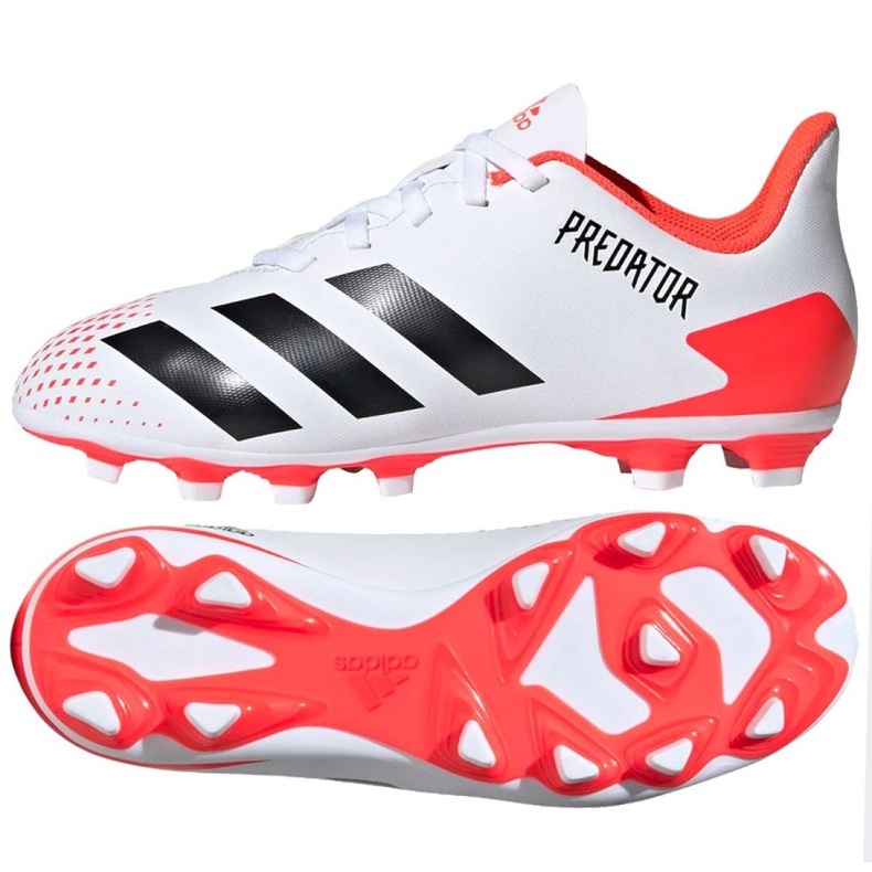 Botas de fútbol adidas Predator 20.4 FxG Jr EG0932 multicolor blanco