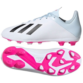 Botas de fútbol adidas X 19.4 FxG Jr EF1616 multicolor blanco