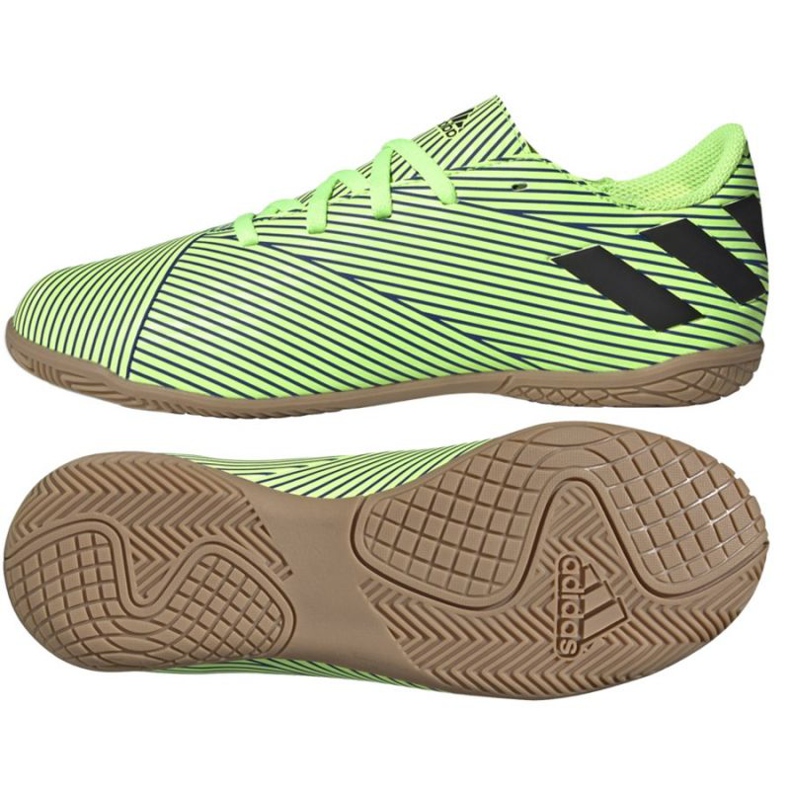 Zapatos de interior adidas Nemeziz 19.4 In Jr FV4012 multicolor verde Zapatos de interior adidas Nemeziz 19.4 In Jr FV4012 multicolor verde