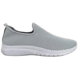 Super Mode Calzado deportivo sin cordones gris