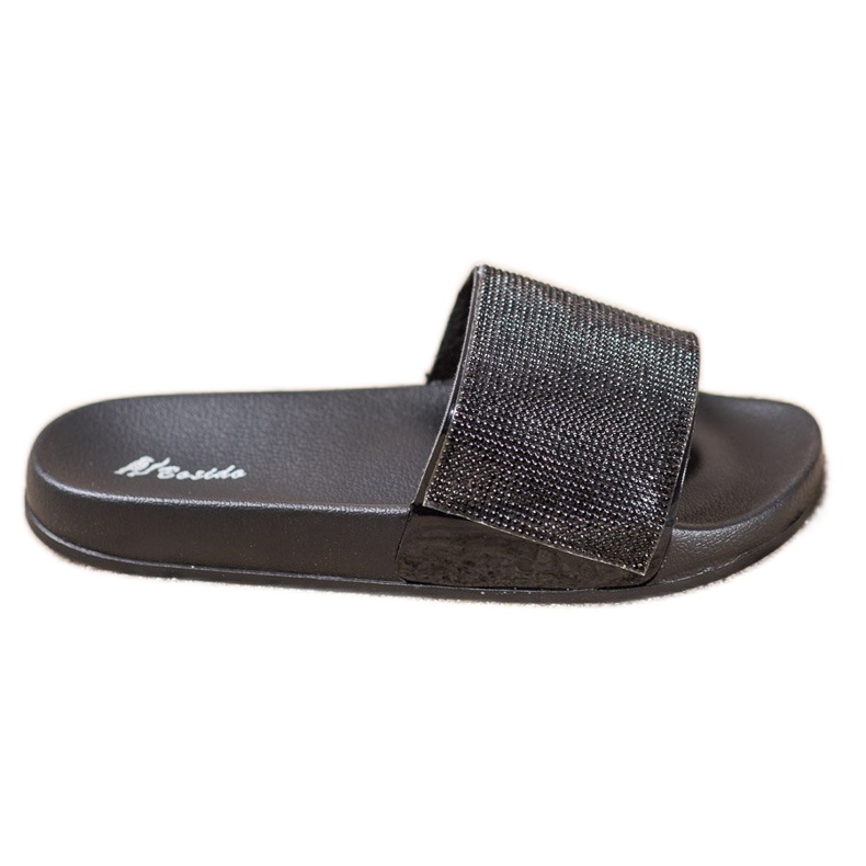 SHELOVET Zapatillas negras de moda negro