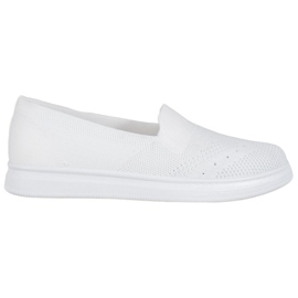 Via Giulia  Slipons en la plataforma blanco