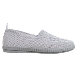Via Giulia  Zapatillas sin cordones caladas gris
