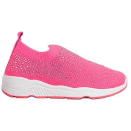 SHELOVET Zapatillas sin cordones rosa