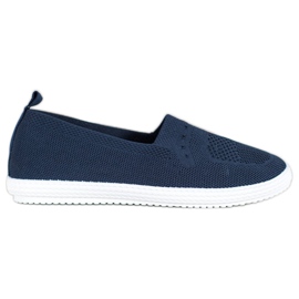 Via Giulia  Slipons azul marino