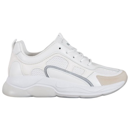 Via Giulia  Zapatillas de deporte con purpurina a la moda blanco