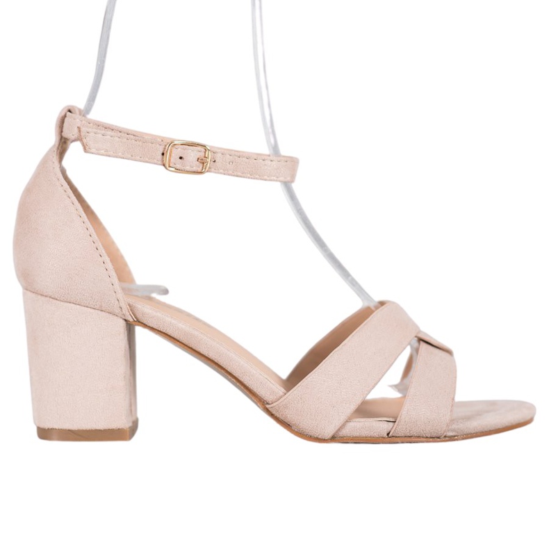 Mannika Sandalias de ante marrón