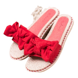 Anesia Paris Zapatillas de gamuza con estilo rojo Anesia Paris Zapatillas de gamuza con estilo rojo