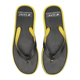 Chanclas 4F M H4L20 KLM005 negro amarillo