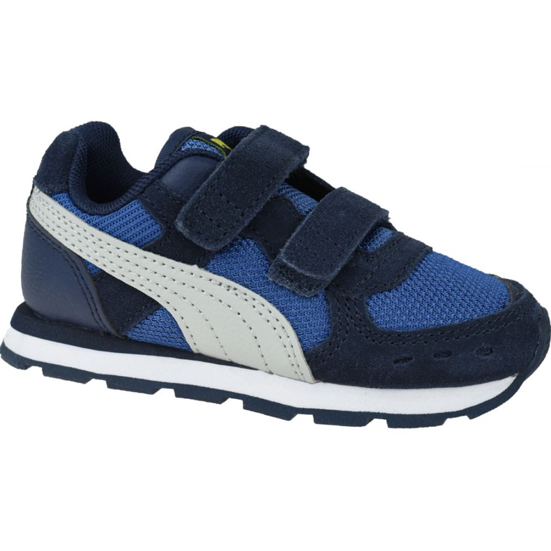 Puma Vista V Infants Jr 369541-09 blanco azul marino azul Puma Vista V Infants Jr 369541-09 blanco azul marino azul