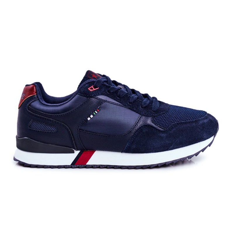 EVE Zapatillas Deportivas Hombre Piel Ante Azul Marino Fonsi
