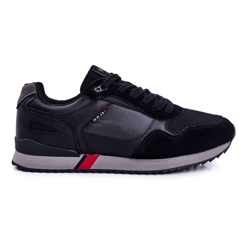 EVE Zapatillas Deportivas Hombre Piel Ante Negro Fonsi