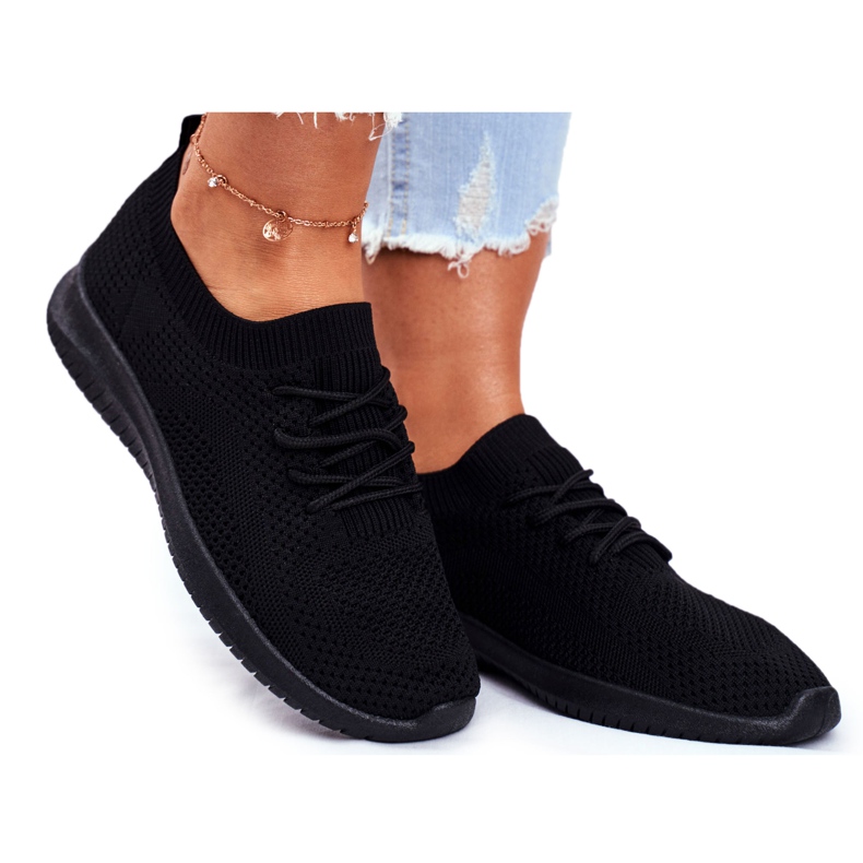 Zapatillas Deportivas Mujer Negras Claro Glorias negro