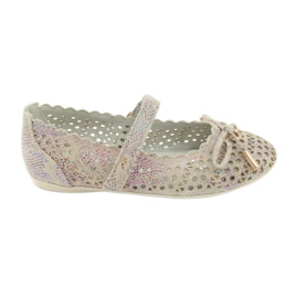 S.Barski Bailarinas Caladas con Velcro Barski Remtro marrón multicolor