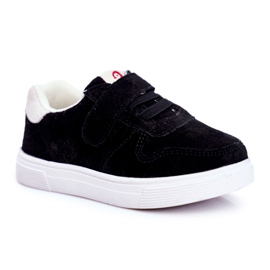 Apawwa Zapatillas Infantiles Ante Velcro Negro Trelmo ['negro']